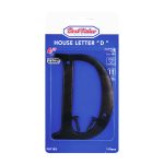 LETRA "D" P/PUERTA NEGRO 4" F01153