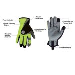 GUANTES P/MECANICA ALTA VISIBILIDAD L GG402LC