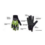 GUANTES P/MECANICA ALTA VISIBILIDAD GG417XLC
