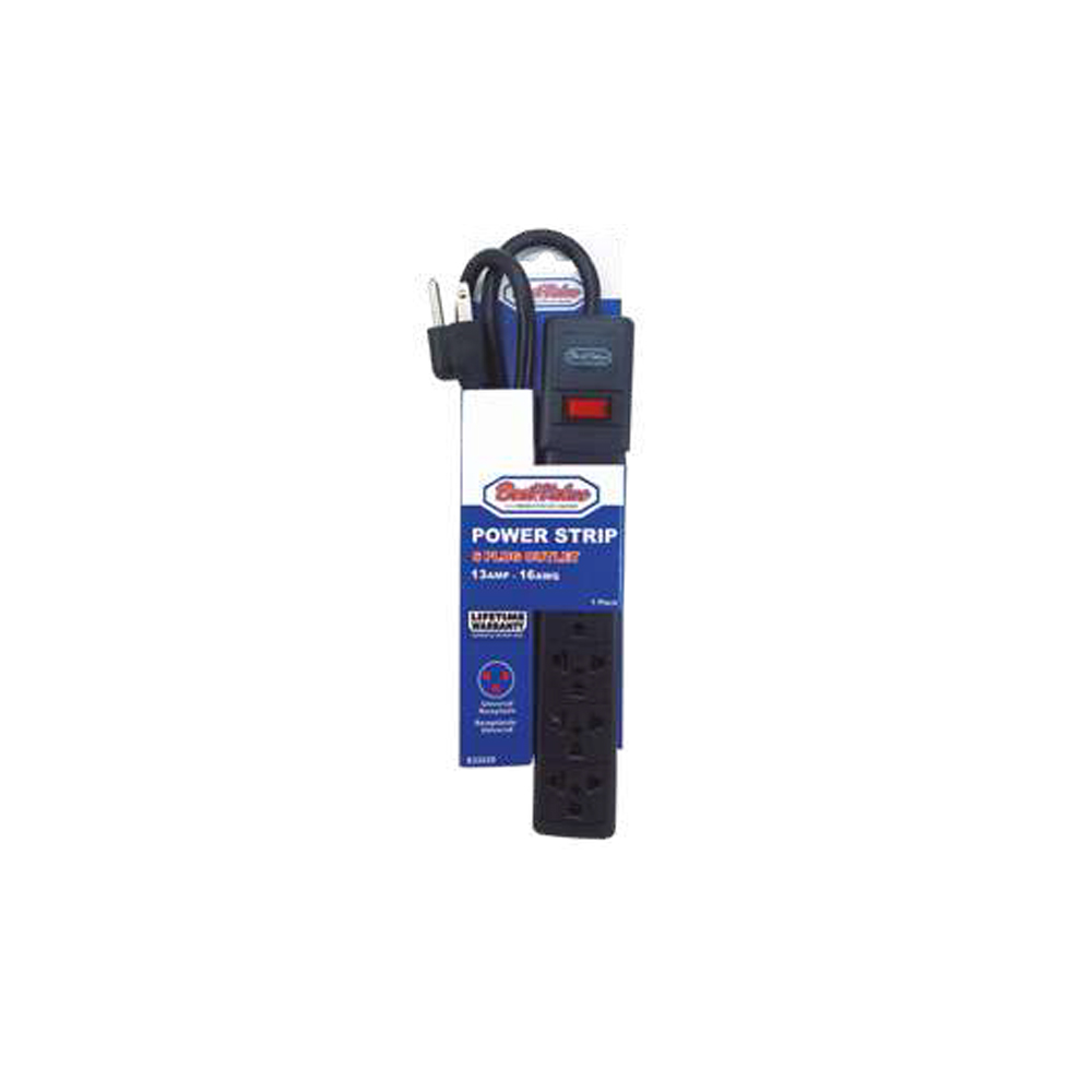 REGLETA 6" 16AWG NEGRA E33225