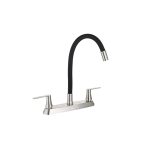 TOSCANA LLAVE COCINA 8" CROMO CUELLO NEGRO FLEX MC-8BK