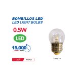 BOMB LED DECORAT S11 0.5W E27 CLARO E33419