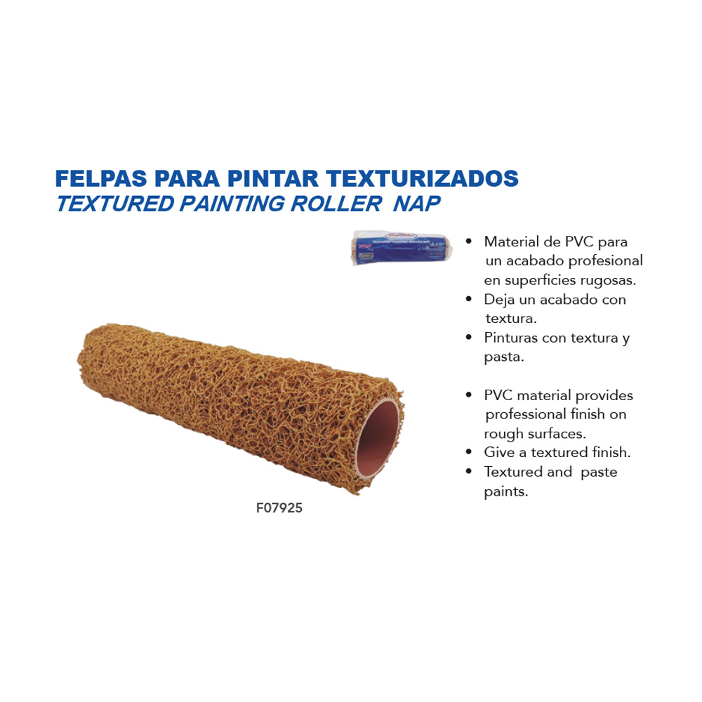 FELPA P/ 7/16”x9” TEXTURIZADO F07925 – Importaciones Vega