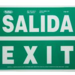 SEÑAL SALIDA/EXIT REFELECTIVA F08107 216/6