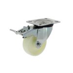 75334 RUEDA NYLON PLATINA GIRATO/FRENO 100MM®