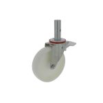 75794  RUEDA NYLON CON PIN LISO ANDAMIO 200MM