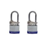 CANDADO 40MM ACERO LAMIN 2PCS C17014D 36/6