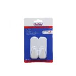 GANCHO CUADRADO F01463 2PC 80mm ADHESIVO®